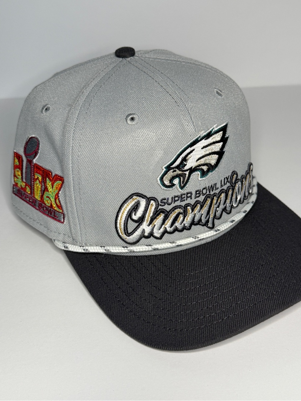 New Era Gray and Black Interior CoolFit Snapback Cap